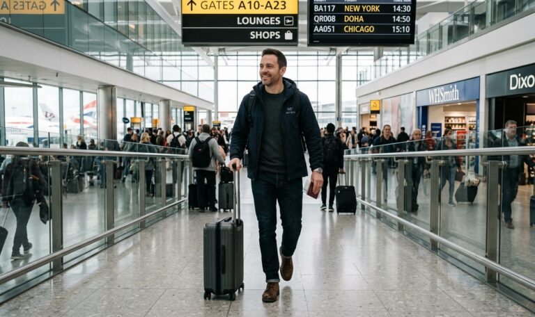Man at the airport