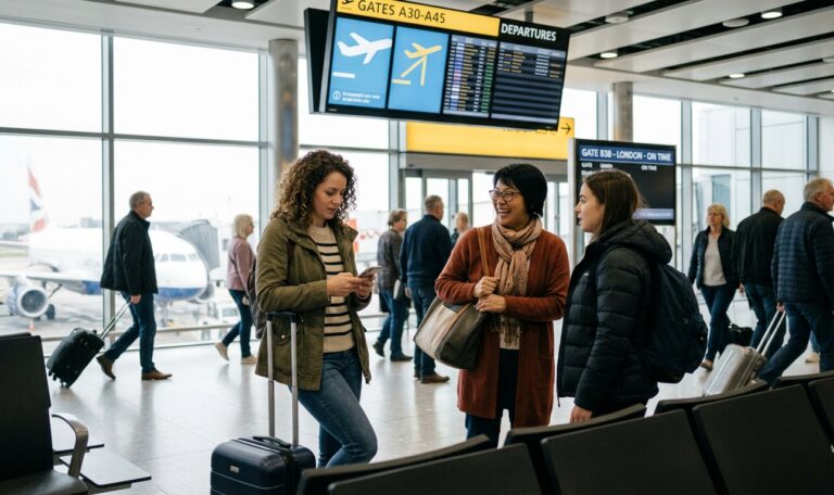 Women in the airport