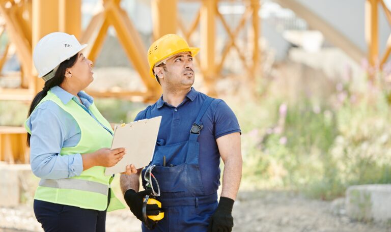 supervising the work