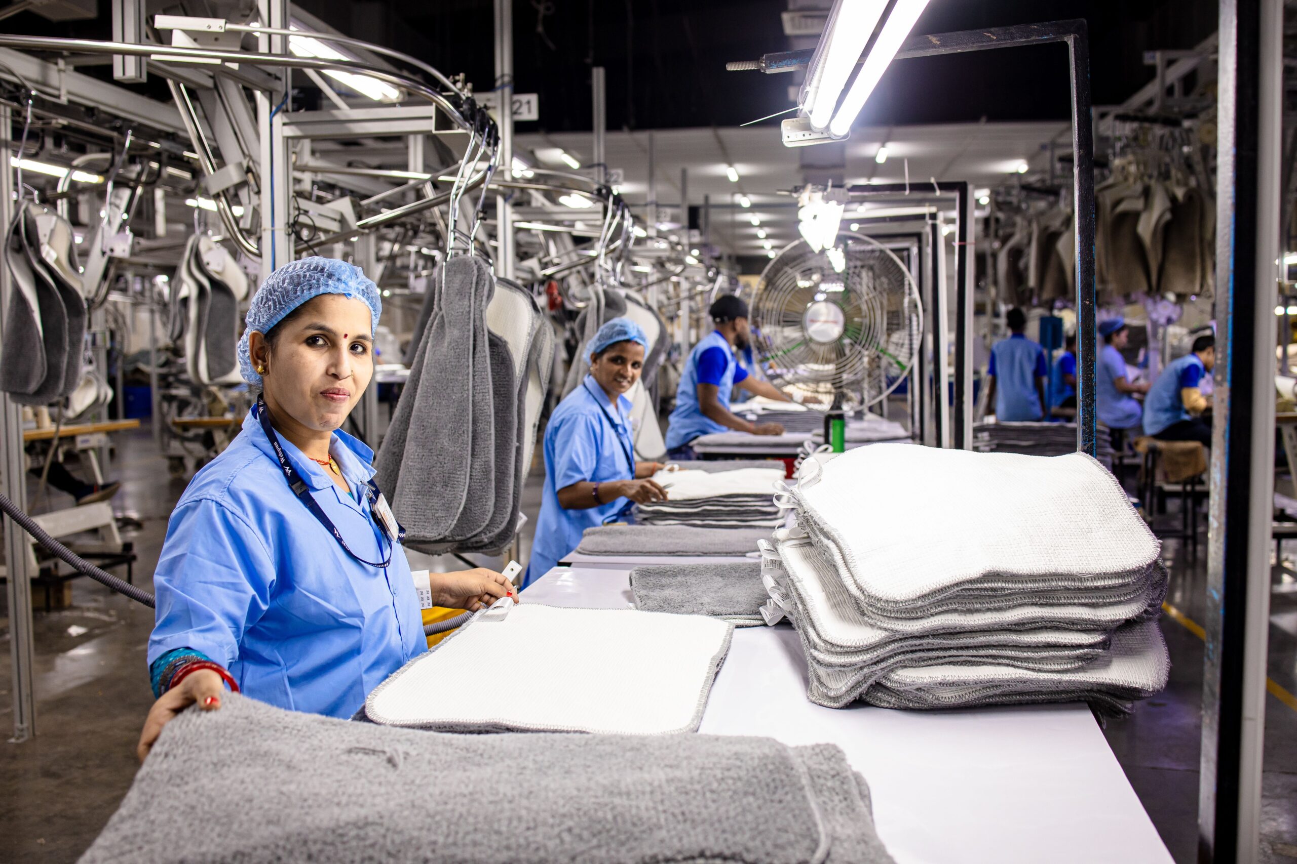 Women working in factory