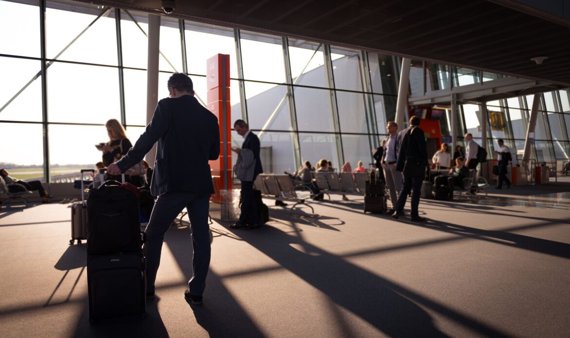 a man at the airport